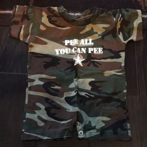 Code v 12 months onsie. NWOT